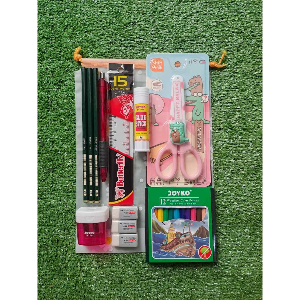 

Promo Paket Alat Tulis Sekolah Anak Lengkap 8 in 1 Berkualitas TK SD