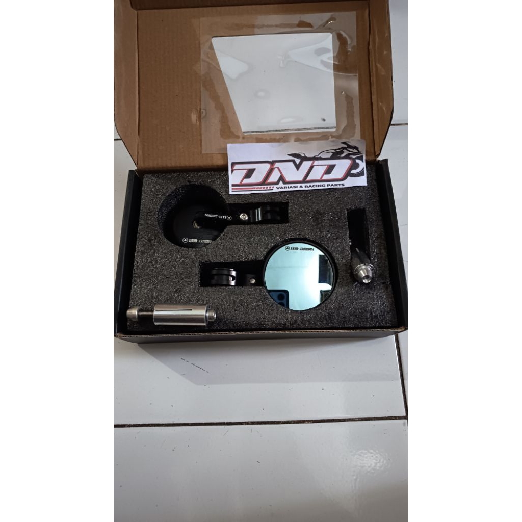 NASSERT BEET Spion jalu nassert beet NB-08 black glossy/Spion endbar nassert beet nb08 hitam mengkil