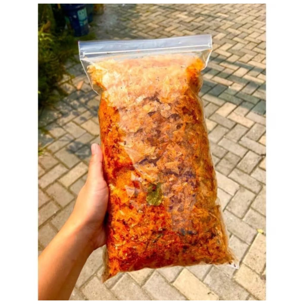 

keripuk kaca pedas dsun jeruk/keripik kaca 250gr