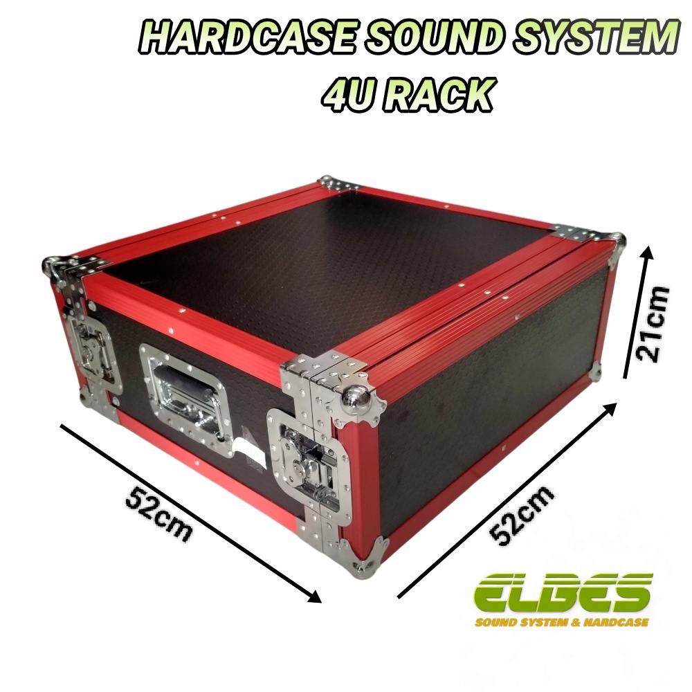 Hardcase asesoris 4U rak server sound system sound gear accesories 4U Rack