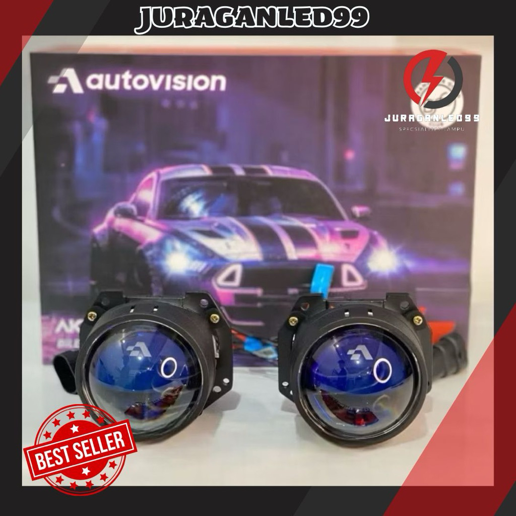 Biled Autovision 2.5" AKINA ND 100W BİLED Blue Lens FCO 6000K