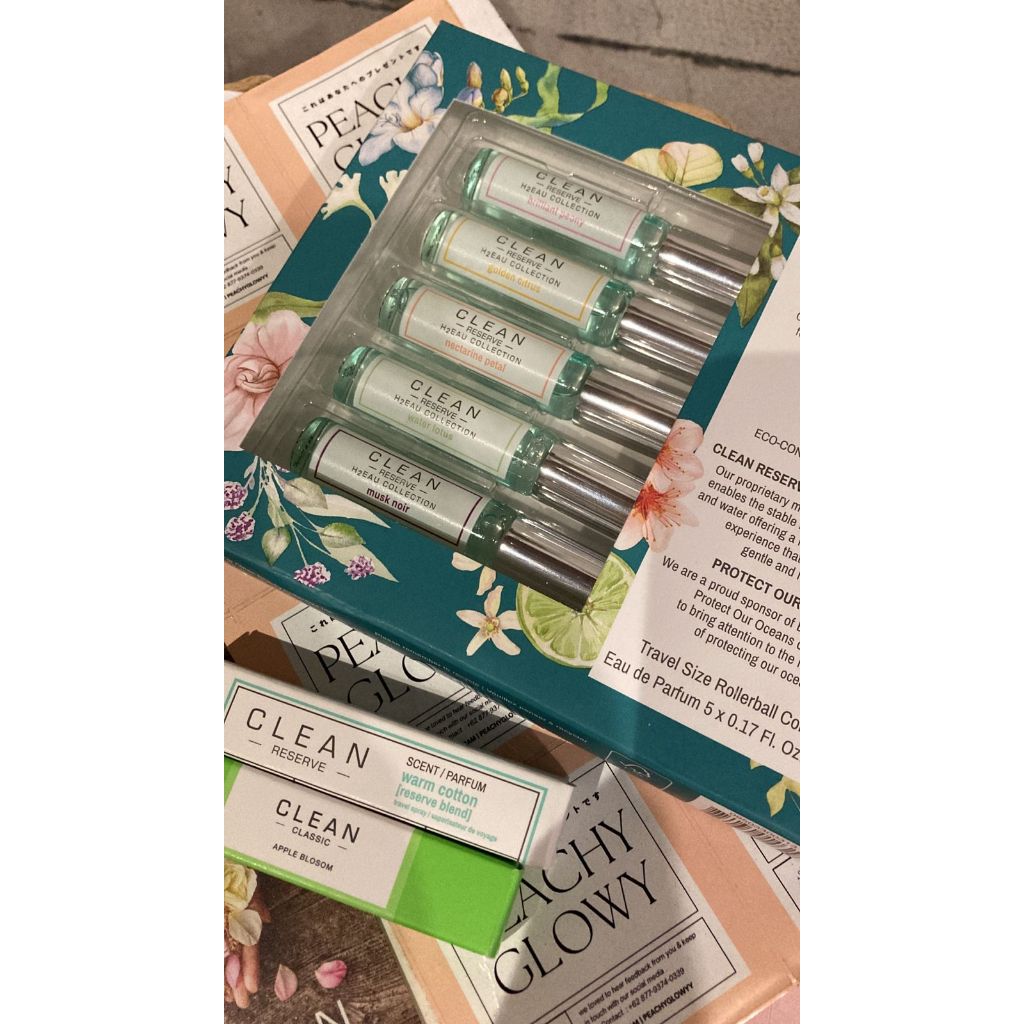 

CLEAN RESERVE H2EAU Travel Size Rollerball Collection Set Parfum 5x5ml