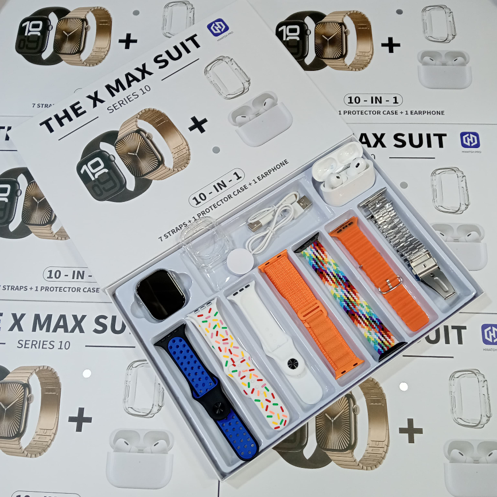Jam Tangan SmartWatch Series 10 The X Max Suit 7 Tali Jam Tangan Smart Watch Android iOS HiwatchPro