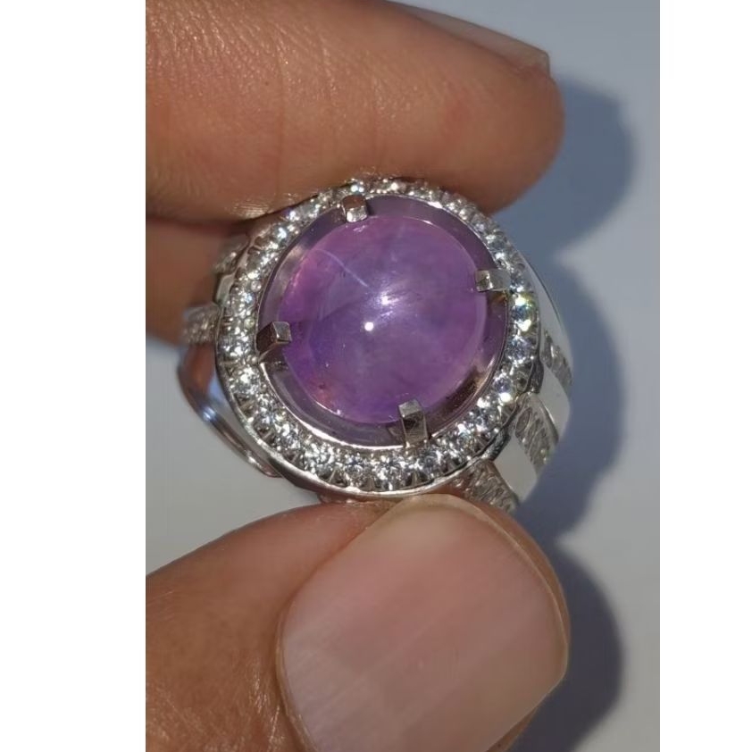 Purple Pink Safir Color change mirah kecubung ceylon limited item no heat big lab memo ada bangsing 