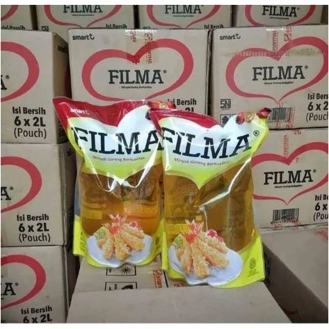 

Minyak goreng Filma 2 liter 1 dus isi 6