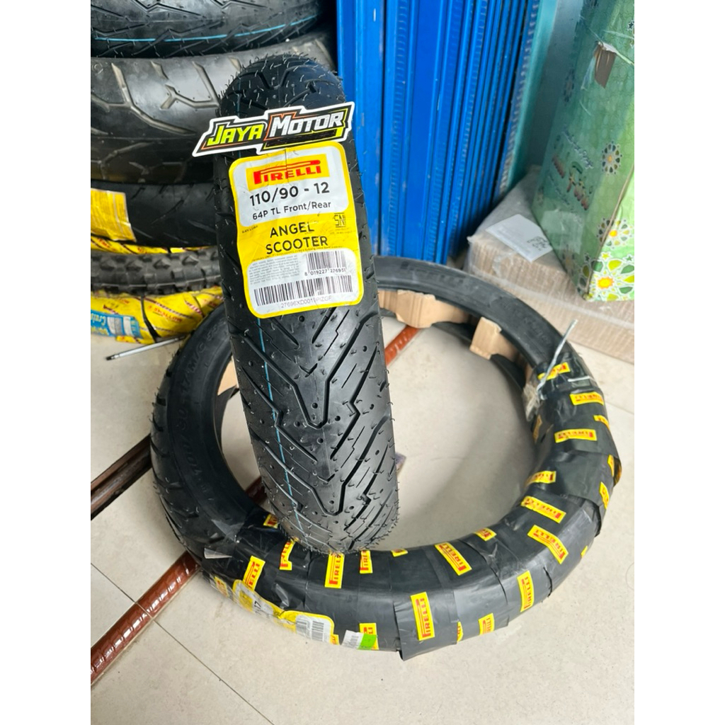 PROMO CUCI GUDANG BAN PIRELLI 110/90-12 ANGEL SCOOTER 110 90 RING 12 TUBELESS