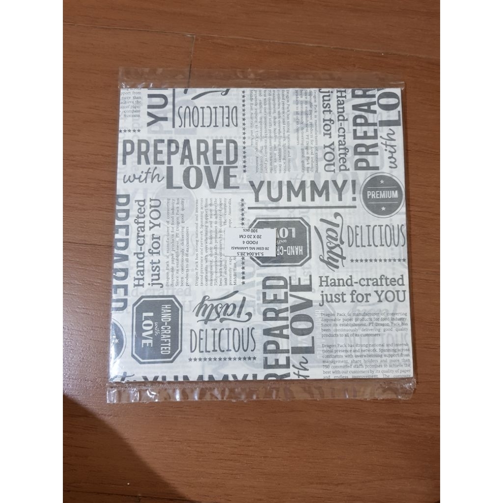 

Kertas Laminasi Food Grade