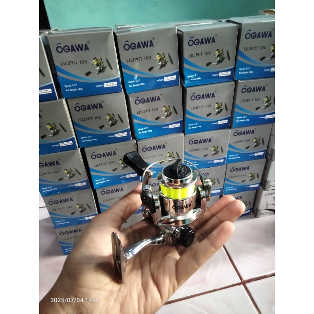 REEL MINI OGAWA LILIPUT 100 REEL BESI