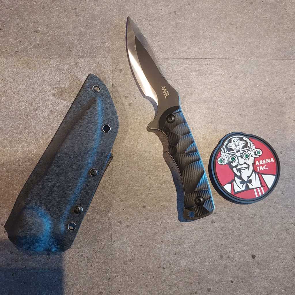 Arenatac - Pisau Camping Tactical Knife kydex Holster - WR06