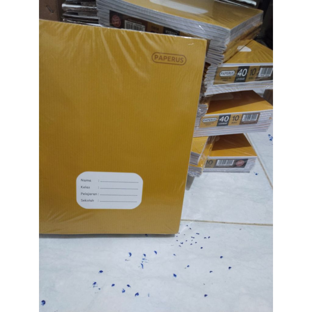 

1pac ( isi 10 buku) Buku tulis Sampul coklat isi 40/ Buku Skola/Buku Dodo isi 38/58 lembar