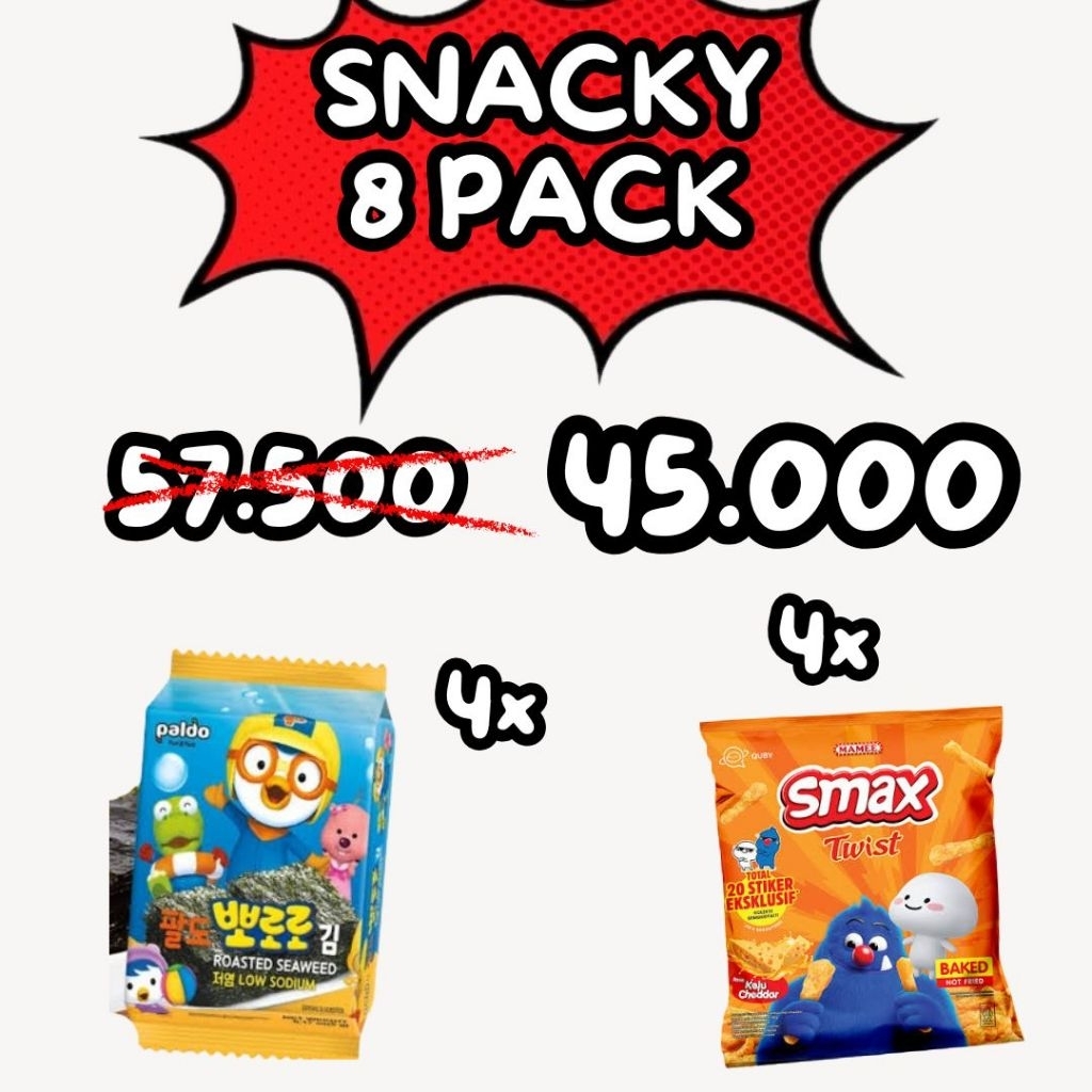 

Bundling 4 Pcs Paldo X 4 pcs Smax