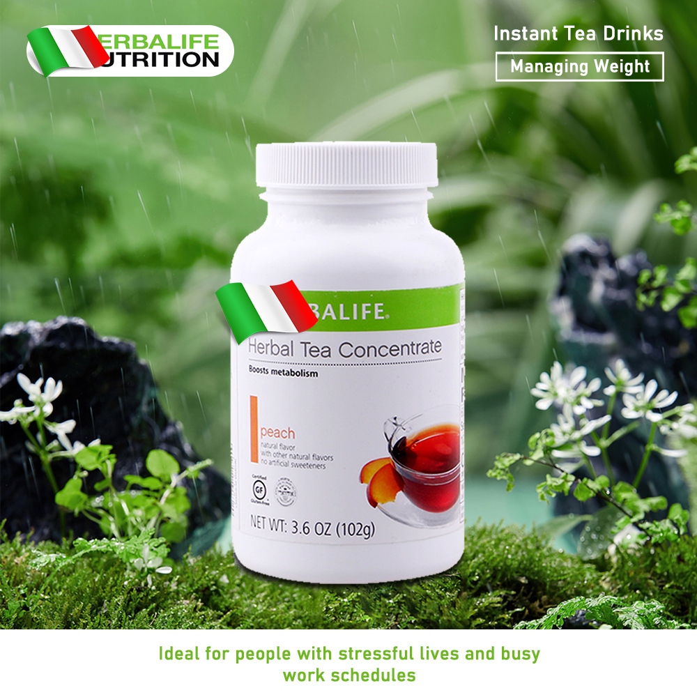

Herbalife Herbal Concentrate Tea with Peach/Raspberry Flavor 102g Refreshing Drink and Weight Management