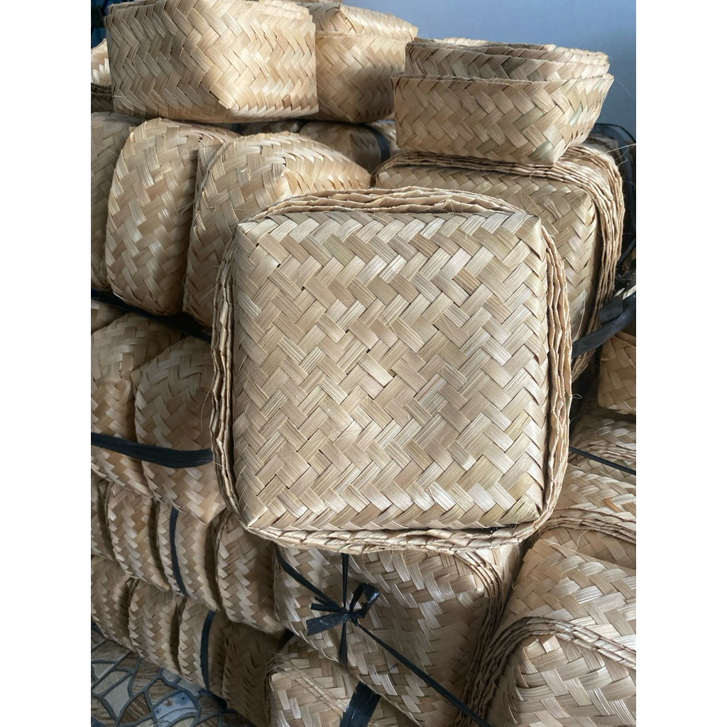 Besek Bambu 22x22 Besek Nasi Dll
