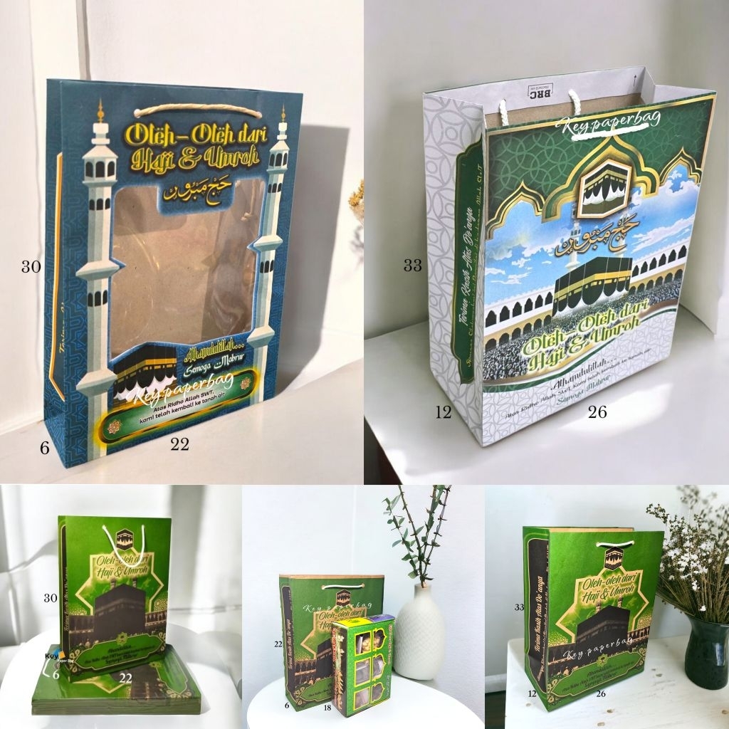 

ISI 12 (1 lusin) Paper Bag Umroh dan Haji