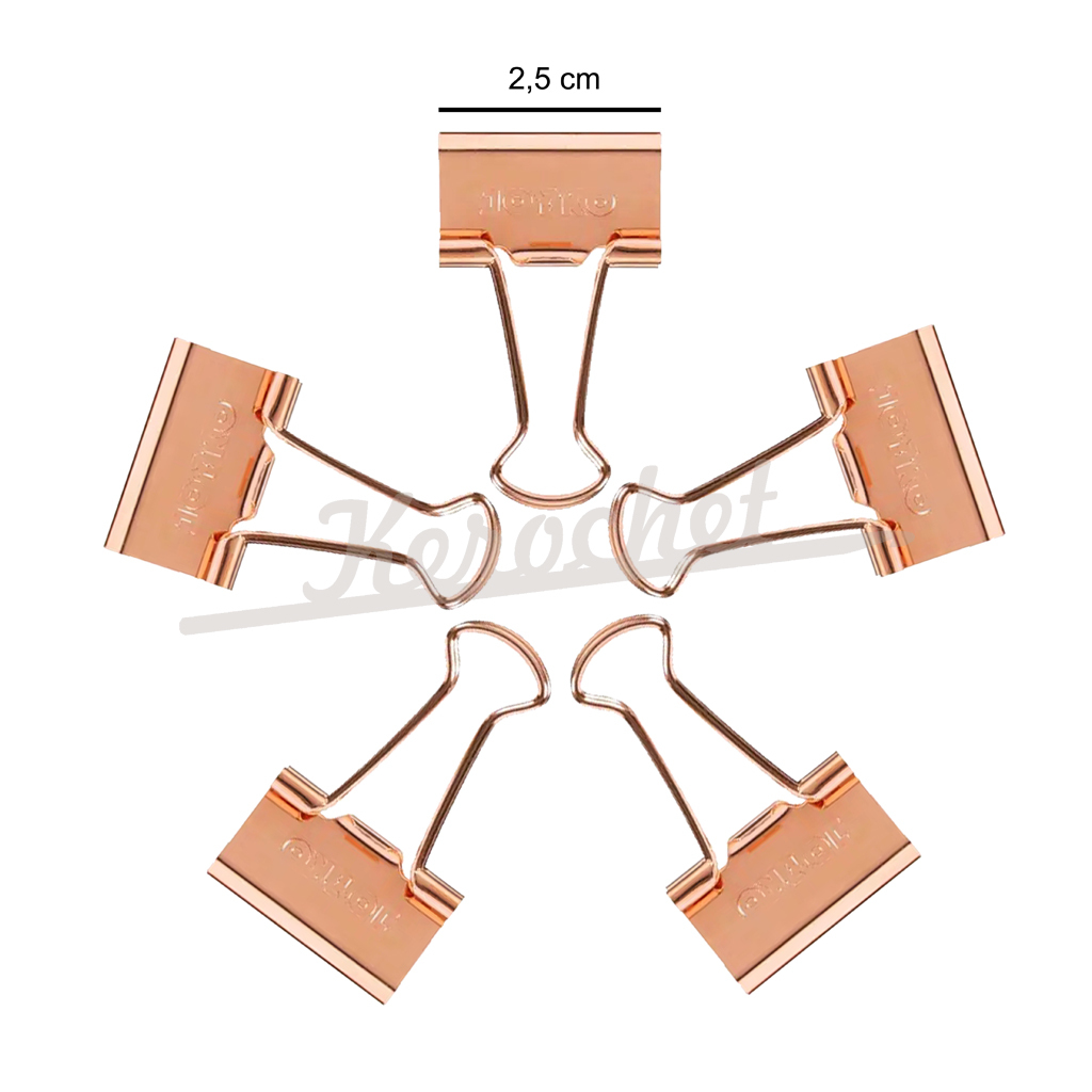

5pcs Penjepit Kertas Joyko 111 Rose Gold