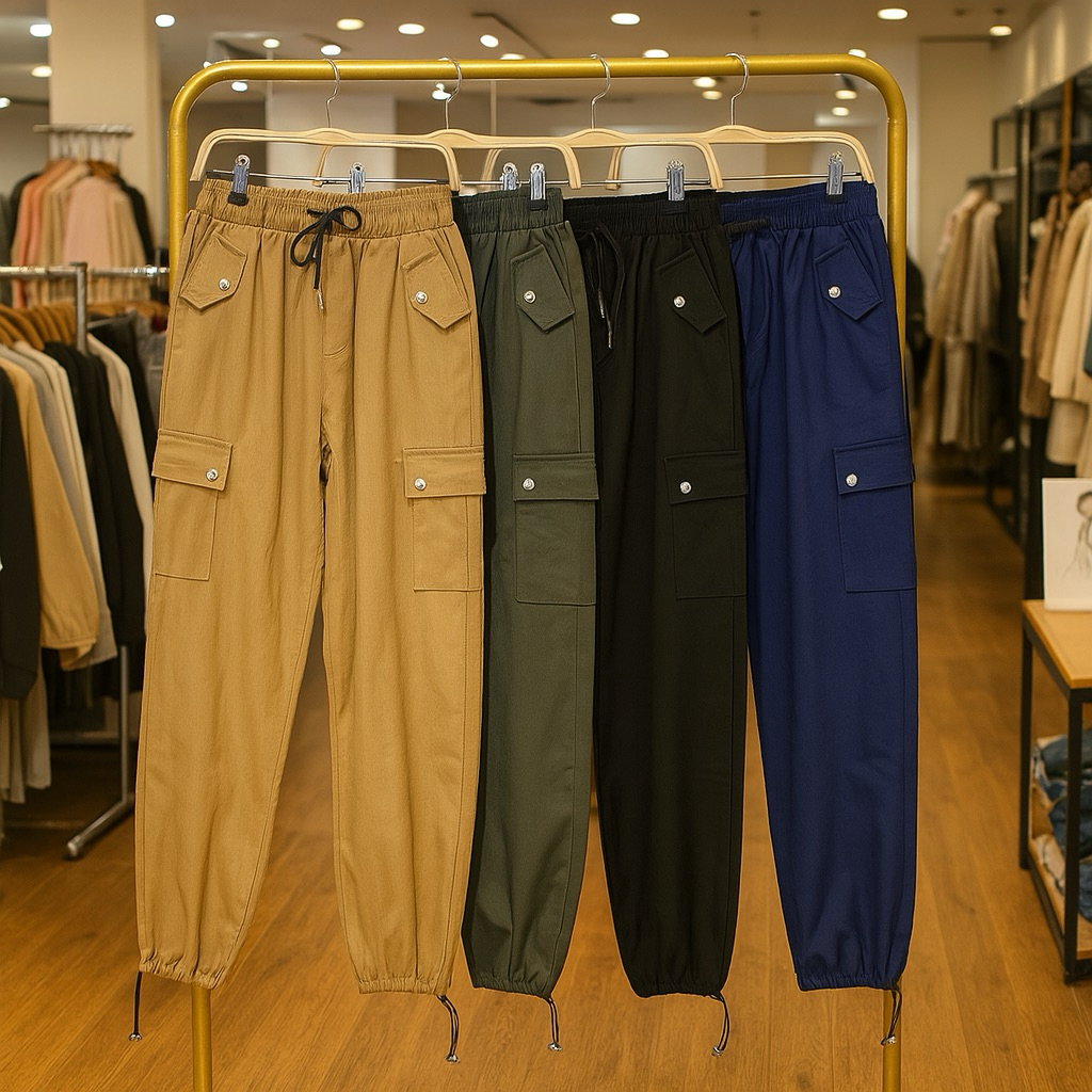 CELANA JOGGER CARGO SERUT WANITA / CELANA CARGO SERUT WANITA