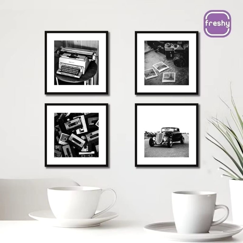 Decorestimate Hiasan Dinding Retro Kafe Vintage Pajangan Jadul Poster Band Kamar - Vintage