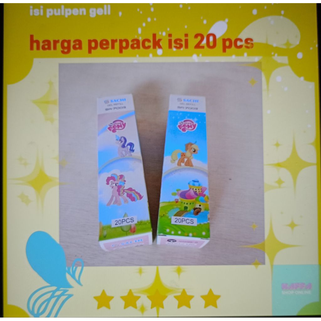 

Reffil pulpen gel isi per20 pcs