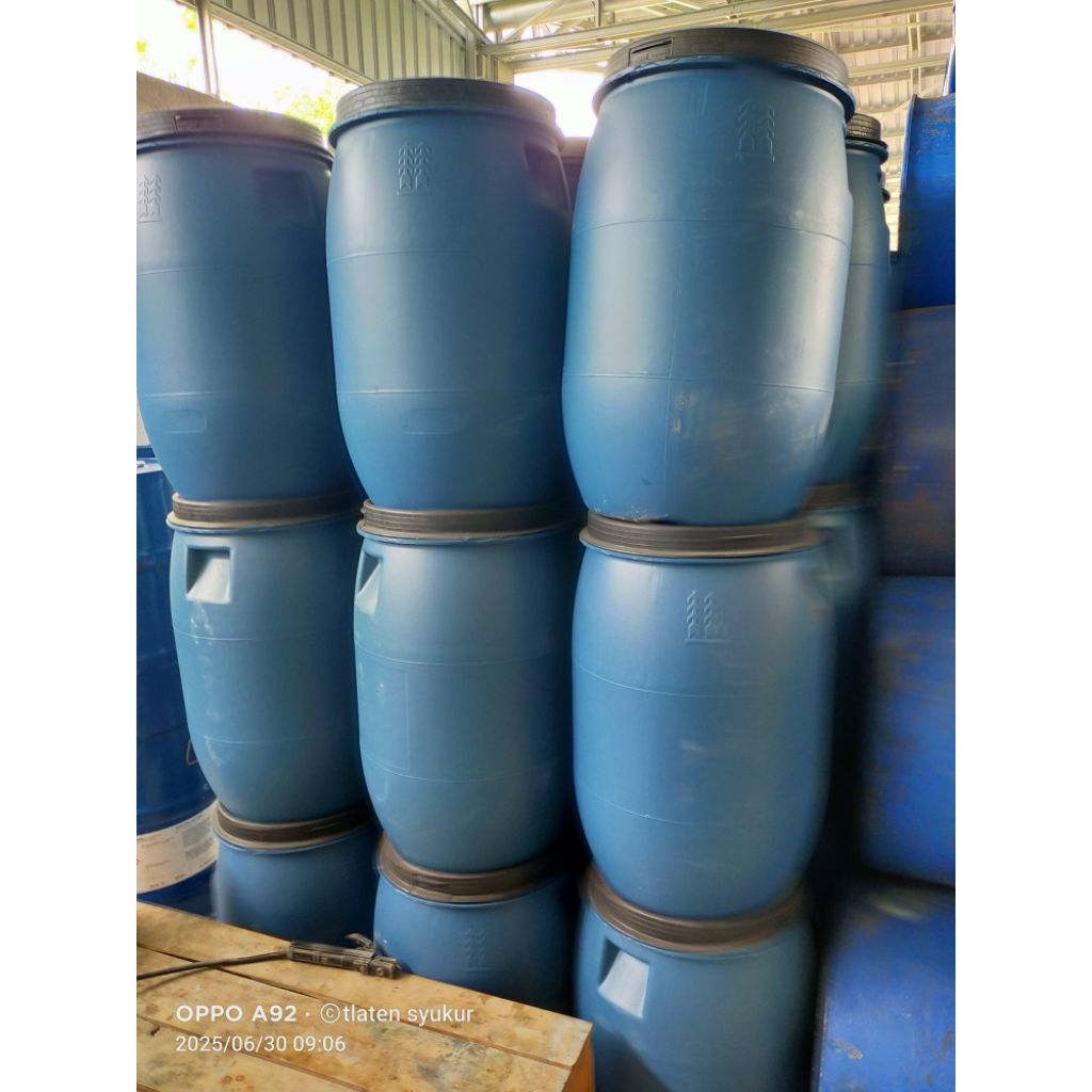 drum plastik 60liter baru.bukan bekas mulus bersih siap pakai