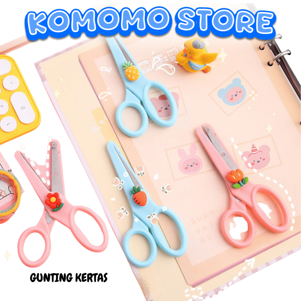 

KMM GUNTING KERTAS H563 GUNTING SEKOLAH AMAN UNTUK ANAK GUNTING KOREA LUCU MOTIF KARAKTER