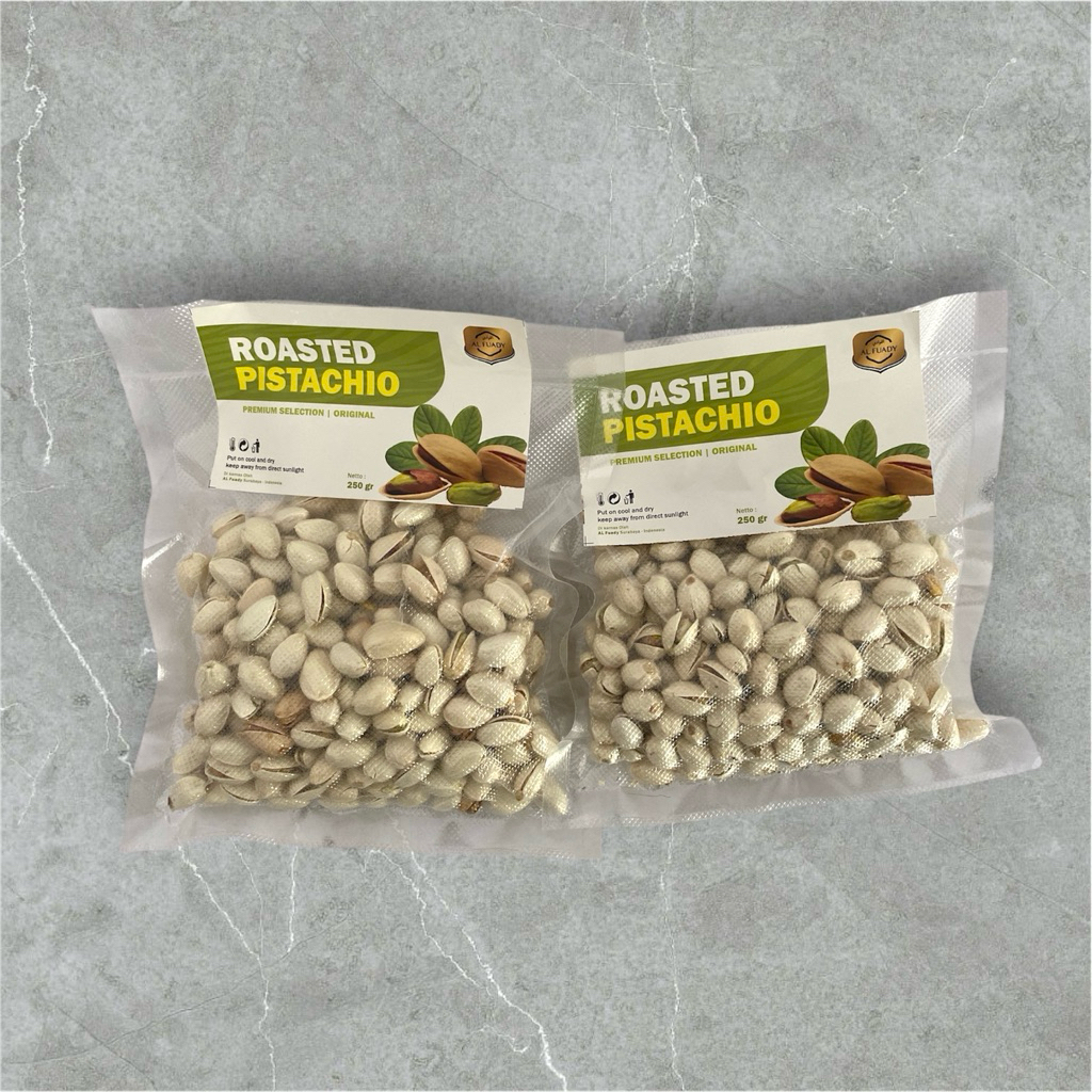 

Kacang Pistachio Premium 250gram | Kacang Fustuk 250 gr Kemasan Vakum Lebih Higenis