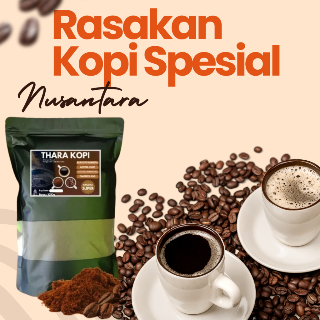 

Thara Kopi Kayu Bakar – Kopi Bubuk Premium | Rasa Tradisional, Aroma Wangi