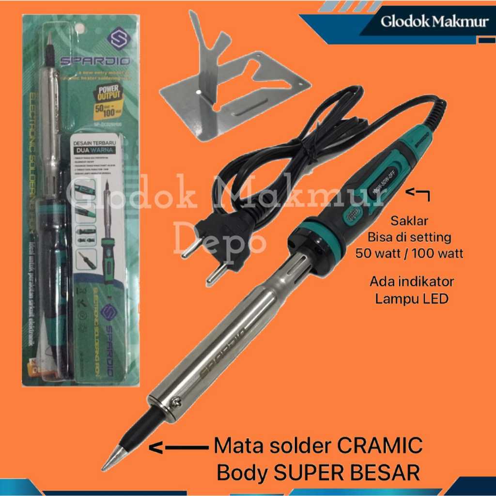 SOLDER SPARDIO + LAMPU 50WATT / 100WATT