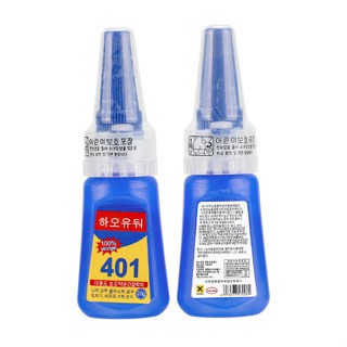 Lem Vanes/ Lem 401 Besi Super Kuat/ Super Glue Lem Cair Instant Korea 36ml