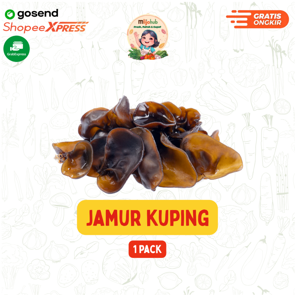 

Jamur Kuping - Pengiriman Instan - Fresh Mlijohub Malang