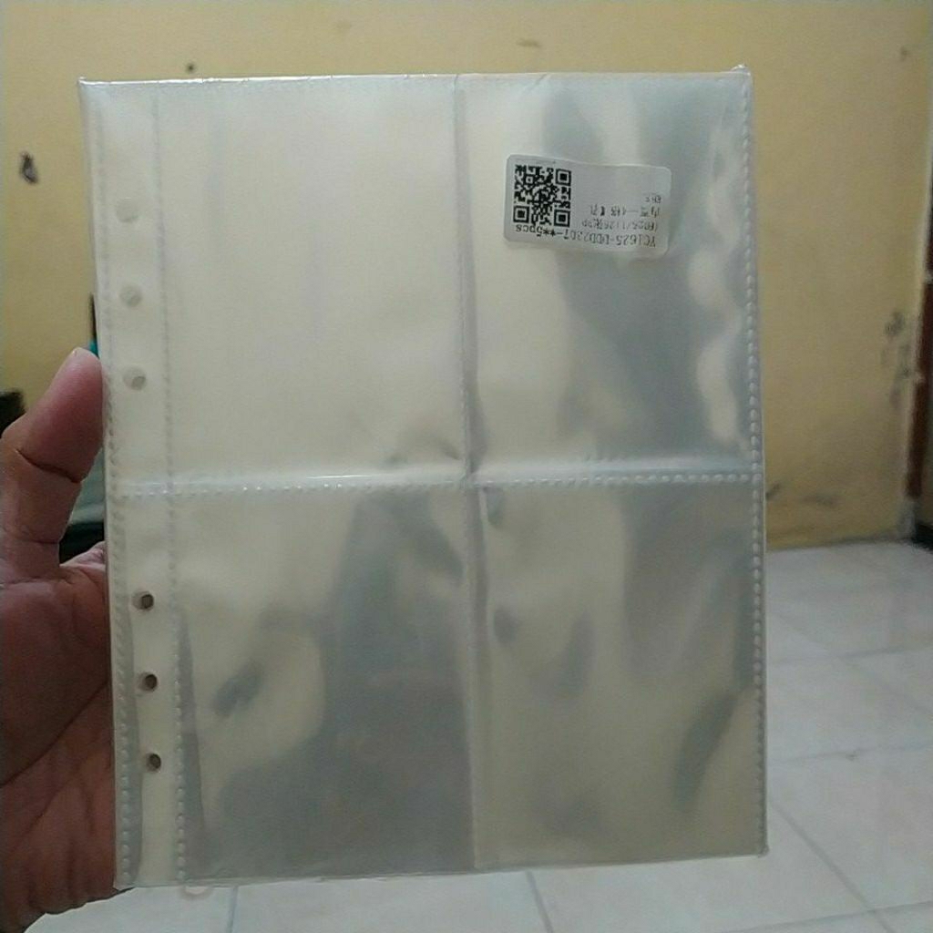 sleeve album photocard A6 ring 6 tebal isi 25 lembar