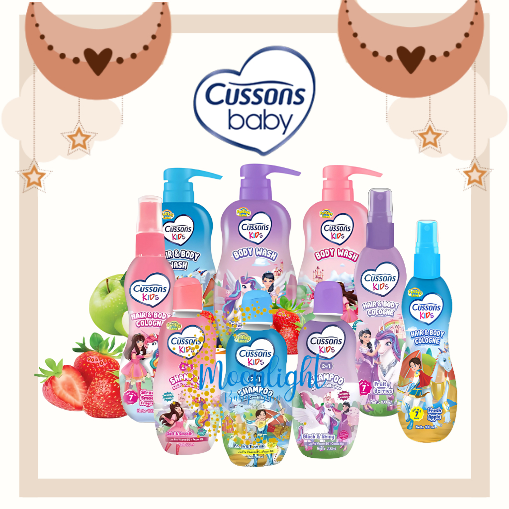 Cussons Kids Shampoo / Body Wash Botol Refill / Hair & Body Cologne