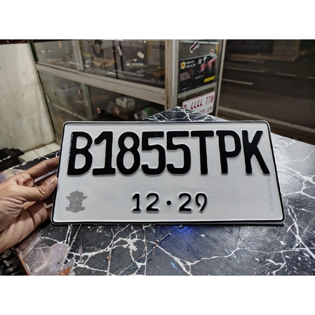 Variasi Plat Mobil Jdm Ukuran 33 16 ( Satuan) Font Baru, Font Lama Ready