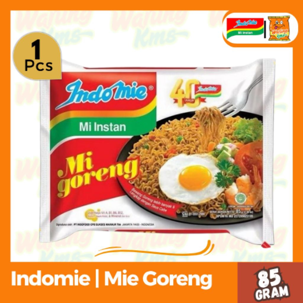 

Indomie Rasa Mi Goreng Original Mie Instan @85g Enak