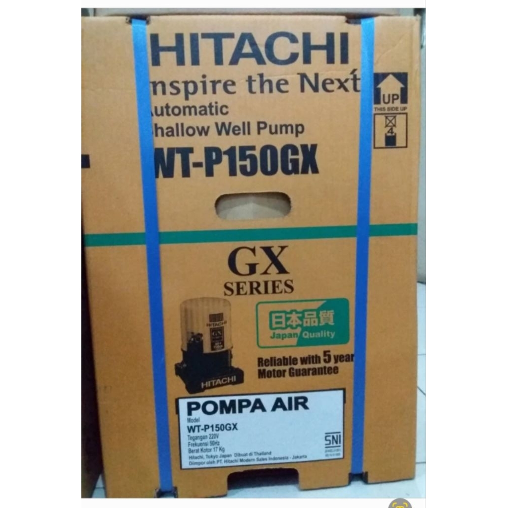 Pompa Hitachi WTP 150GX Pompa Pendorong Hitachi WTP150GX