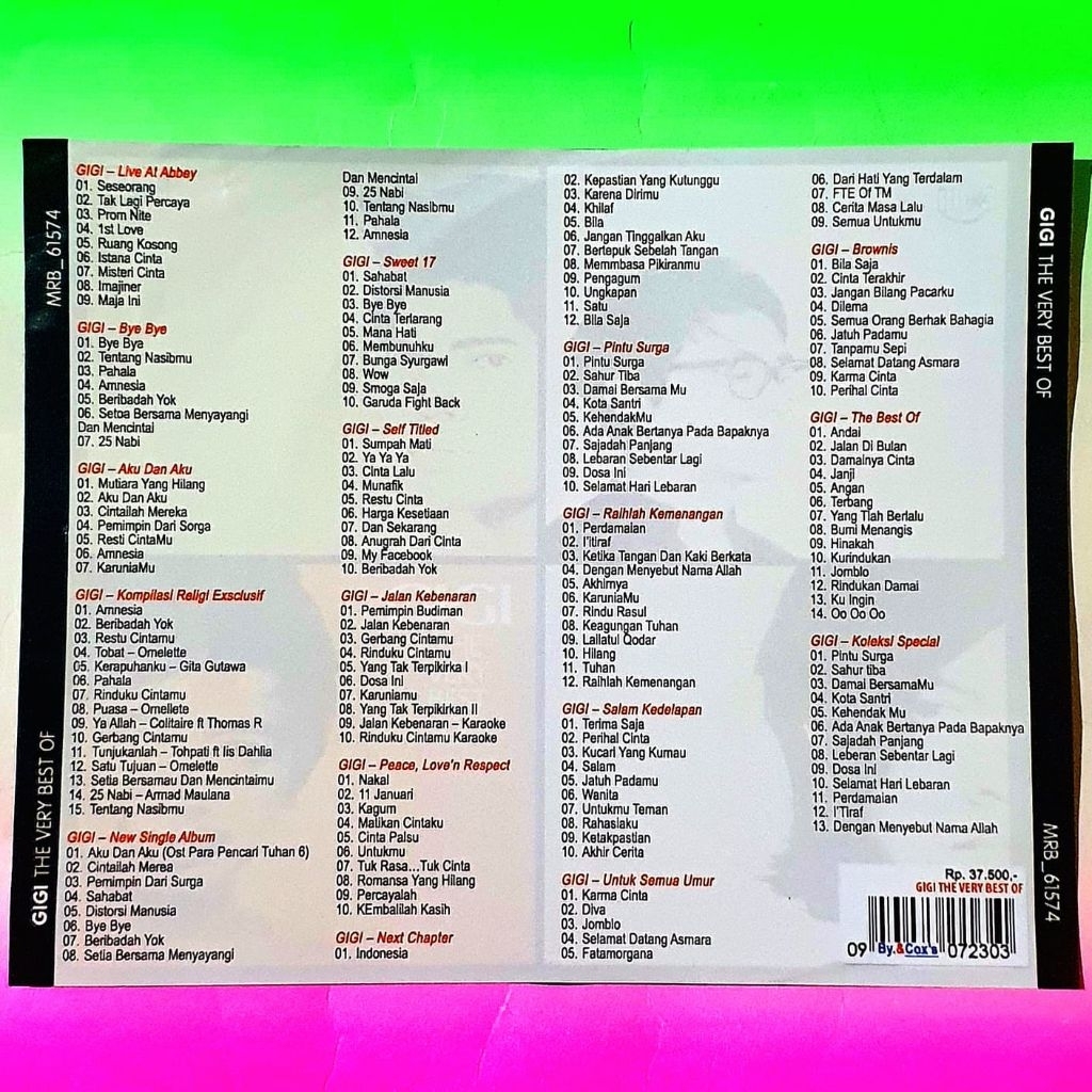 KASET CD MP3 GIGI BAND-LAGU GIGI BAND-GIGI BAND-LAGU POP INDONESIA TERBARU-KASET CD MP3 LAGU POP IND