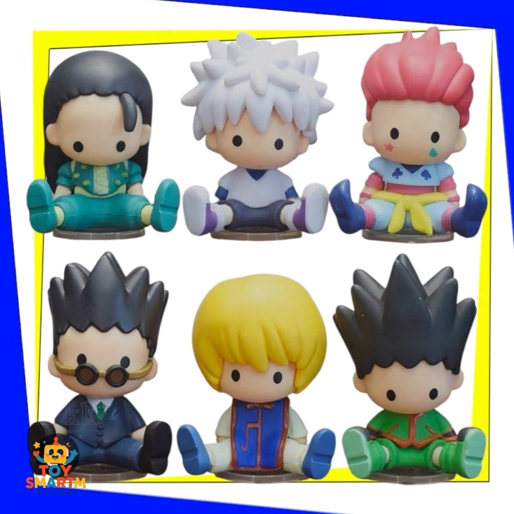 action figure petado hunter X hunter gon kilua hisoka action figure Hunter X Hunter set 6