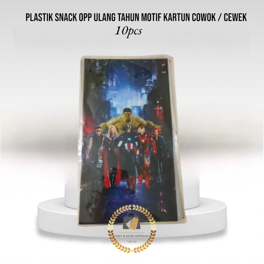 Plastik Snack Ulang Tahun Karakter Kartun Anak Cewek Cowok