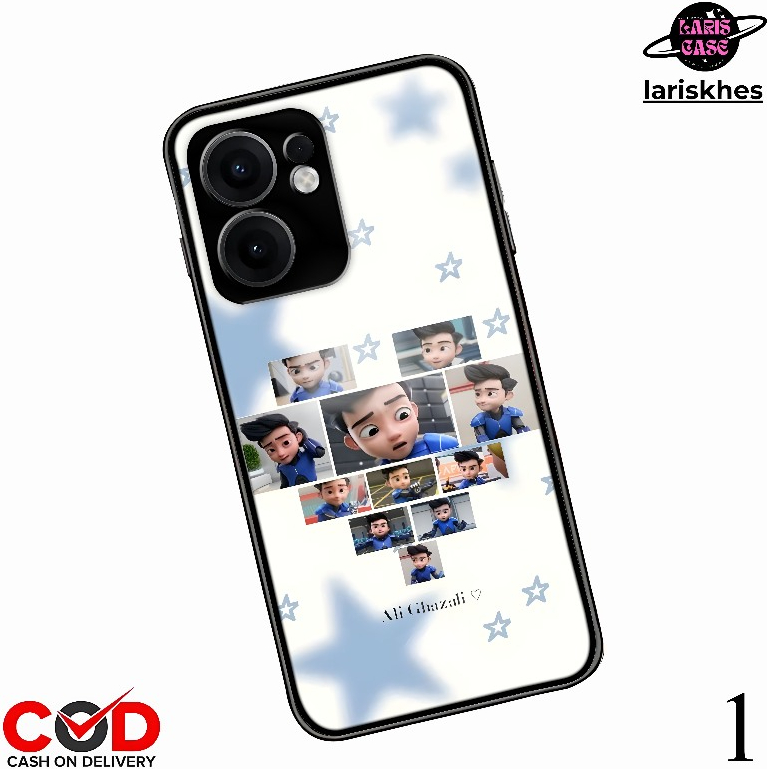 451. CASE GLOSSY [HADRCASE] PREMIUM MOTIF 2D FOR OPPO RENO 6 4G 5G 12 5G 13F 5G 8T 8Z 5 5F 4 4F OPPO