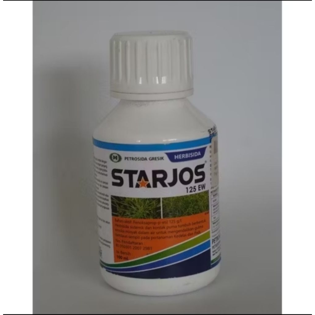 Herbisida selektif STARJOS 100ML. Atasi rumput pada kacang,kedelai.