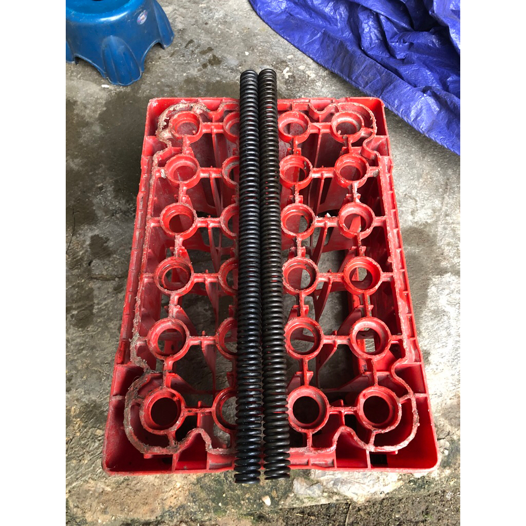 per as shock sekok sok depan tirev tiger megapro mp gl original copotan motor