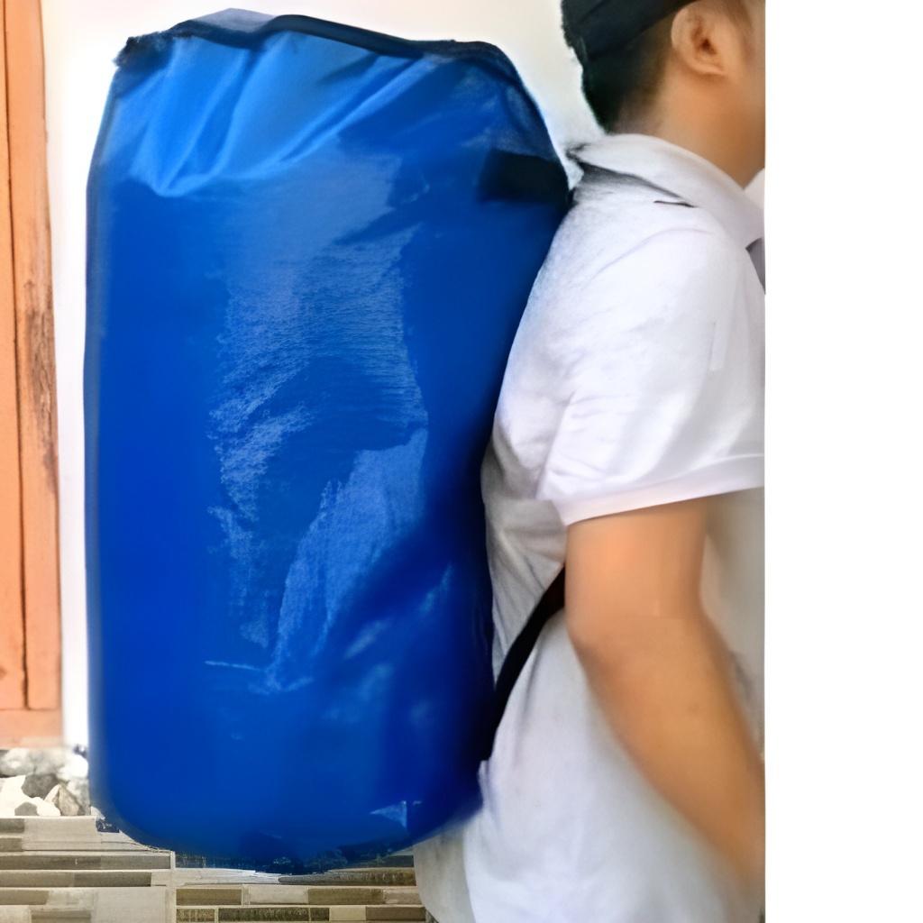 Ransel laundry terpal jumbo besar (ukuran 35x80)//tas pakaian kotor serbaguna anti air kantong laund