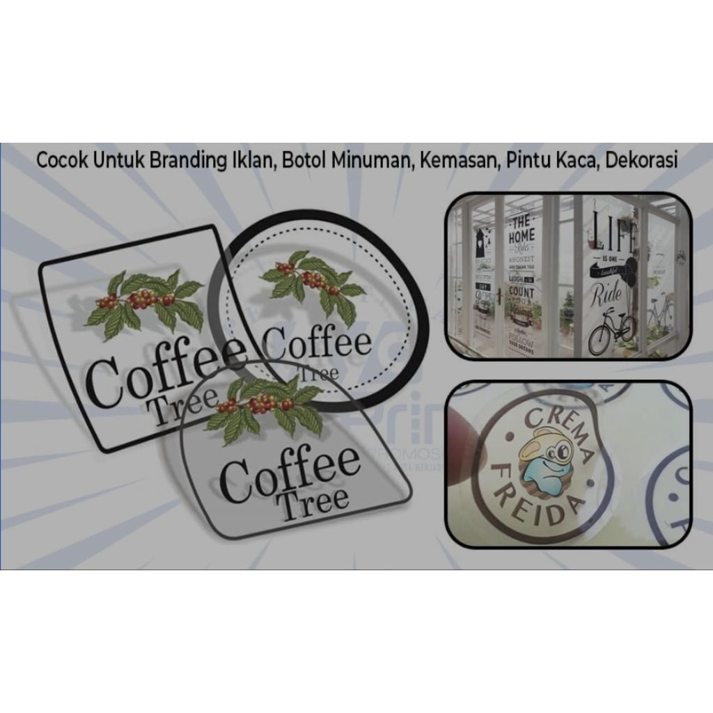 

Sticker Transparan Ecosolvent/Outdoor 120 gsm 50" ( 1,27 m x 50 m )