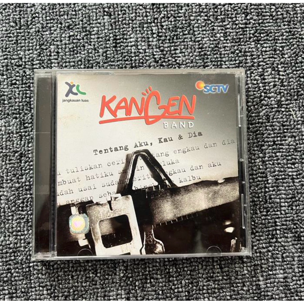 CD musik original KANGEN BAND TENTANG AKU KAU DAN DIA