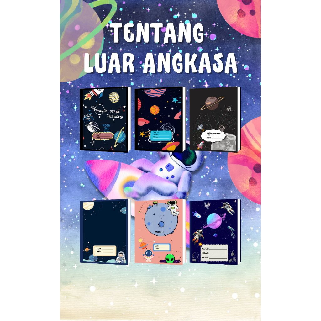 

Buku Catatan Estetik – Tema Planet & Luar Angkasa
