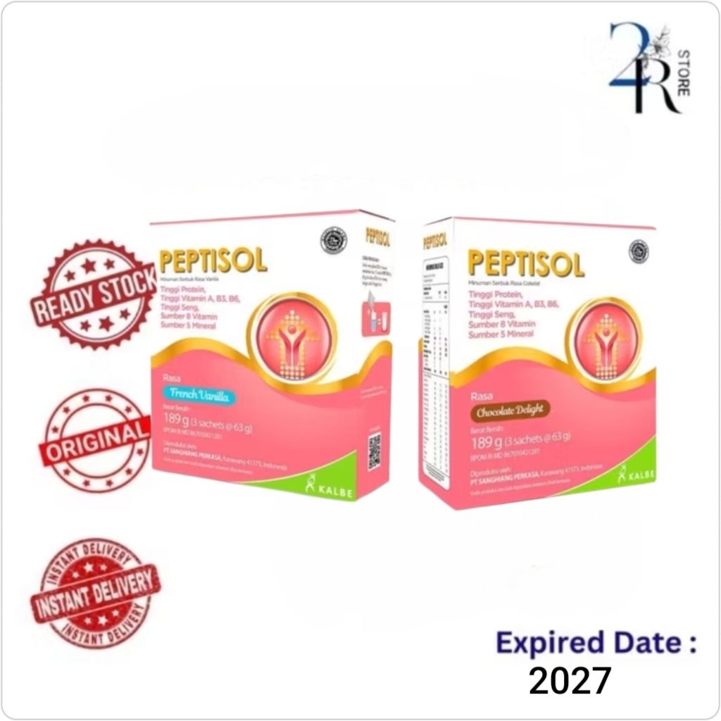 

PEPTISOL SUSU TINGGI PROTEIN VANILLA / COKLAT 189 G