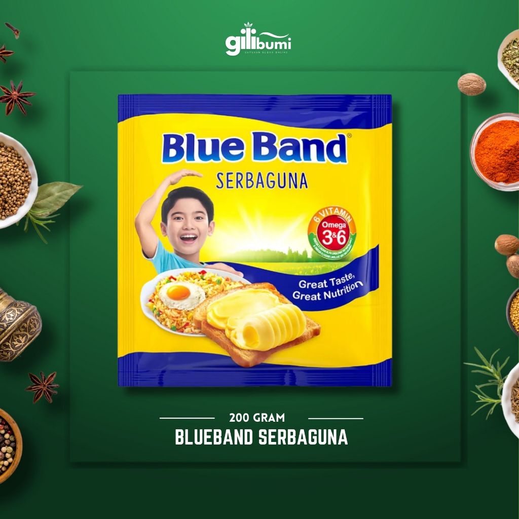 

BLUE BAND SERBAGUNA KEMASAN 200g / Margarin