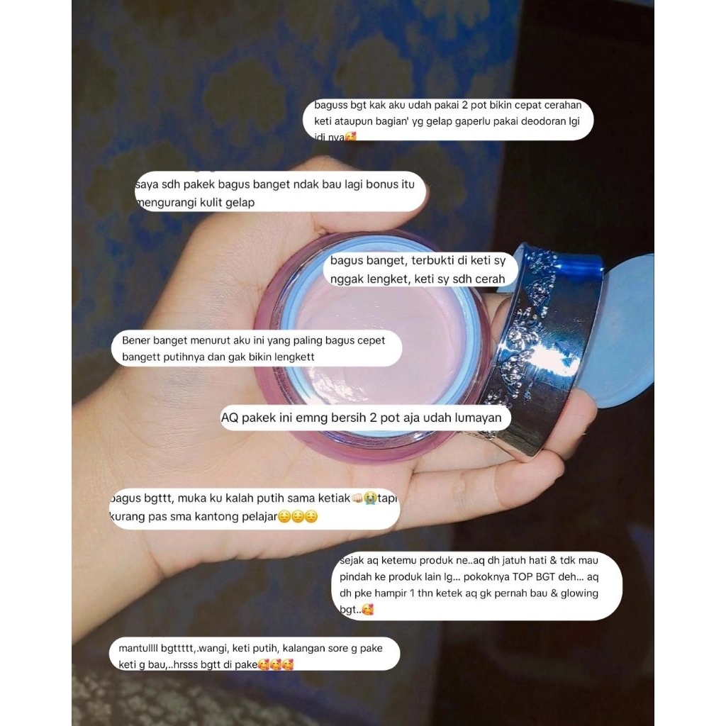 Cream Lipatan & memutihkan lipatan