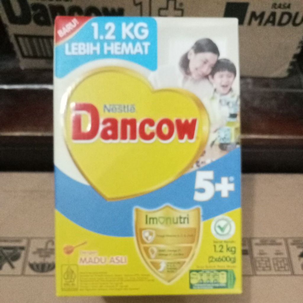 

Dancow 5+ lebih hemat 1.2kg