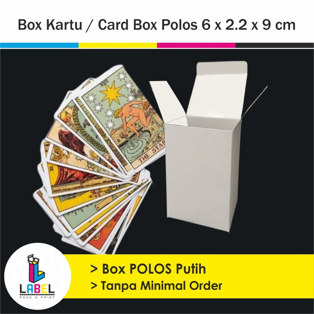 

Dus kemasan kartu / Card Box Uk. 6 x 2.2 x 9 cm POLOS