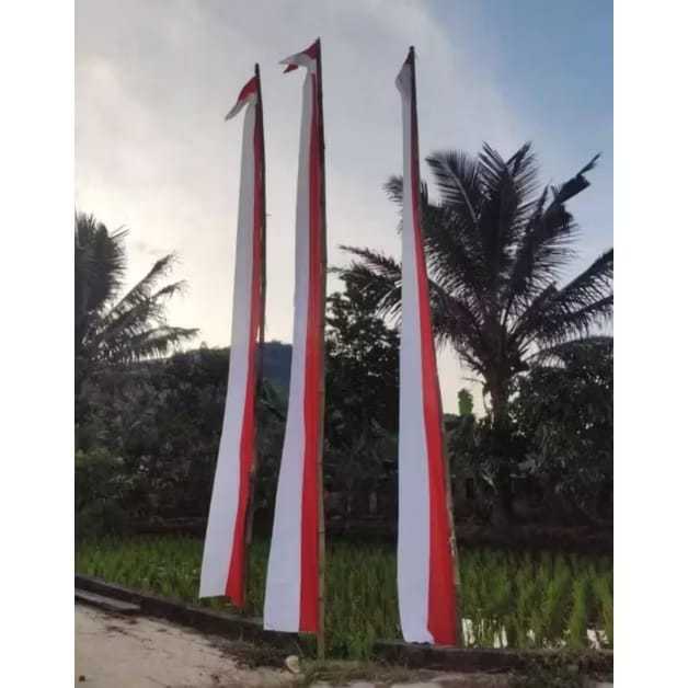 bendera umbul umbul layur merah putih 4m